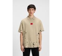 HUGO Sudadera HUGO x RB by Slawn oversize fit de algodón estampado - StyleDlawno_Slawn_IN, 50560944 Beige L