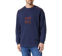 HUGO Sudadera Monologo, Dark Blue 405, M para Hombre