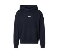 HUGO Sudadera 'Nazardo' negro / blanco, Talla XXL