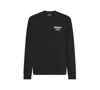 HUGO Sudadera 'Nespon' negro / blanco S EUR