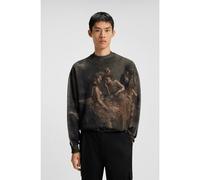 HUGO Sudadera oversize fit con estampado de bailarinas - StyleDabusi, 50555032 Fantasía M