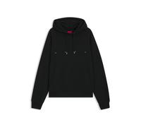 HUGO Sudadera oversize fit de felpa de algodón con capucha y estampado gráfico - StyleDoland, 50553348 Negro XXL