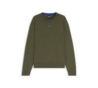 Hugo Sudadera para Hombre San Casey-CP Knitted_Sweater, Verde Abierto., S