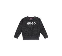 HUGO Sudadera para niños con estampado de guepardo y cremallera trasera - StyleG00213/09B04A, G00213 Negro estampado 114