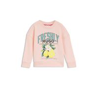 HUGO Sudadera para niños con logo de diseño - StyleG01044/44K10A, G01044 Rosa claro 114