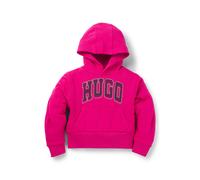 HUGO Sudadera para niños en algodón con capucha y detalle de logo de estilo universitario - StyleG00211/48312A, G00211 Pink 162