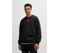 HUGO Sudadera regular fit de felpa de algodón con etiqueta con logo - StyleDiragol212, 50447964 Negro XXL