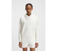 HUGO Sudadera relaxed fit de punto elástico con logo estampado - StyleSHUFFLE_HOODIE, 50490594 Natural XL