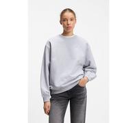 HUGO Sudadera relaxed fit en felpa de algodón con estampados gráficos - StyleClassic Crew_B_4, 50566576 Gris claro S