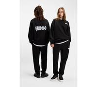 HUGO Sudadera unisex de felpa de algodón con logos estampados - StyleNyrocrew, 50549778 Negro XXL