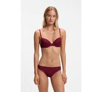 HUGO Sujetador push-up de encaje con logo - StyleLACY PUSH UP, 50566789 Rojo oscuro 85B