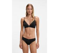 HUGO Sujetador triangular con ribetes de encaje - StyleTRIANGLE UNIQUE, 50545720 Negro S