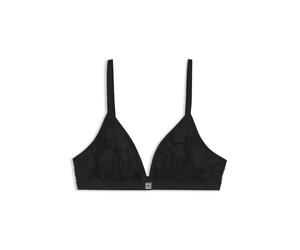 HUGO Sujetador triangular de encaje floral con relleno extraíble - StyleBLOOM LACE TRIANGLEP, 50561590 Negro M
