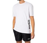 HUGO T-Shirt RN Relaxed Playa, Open White110, L para Hombre