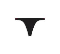 HUGO Tanga de algodón elástico con logo en la cintura - StyleHUGO ID STRING, 50557094 Negro XS