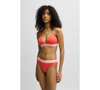HUGO Tanga de algodón elástico con logos en la cintura - StyleTHONG SPORTY LOGO, 50480166 Rojo XS