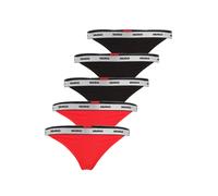 HUGO Tanga gris / rojo vivo / negro S gris / rojo vivo / negro