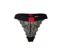 HUGO Tanga de encaje con etiqueta con logo roja - StyleSTRING RL LACE, 50535036 Negro L