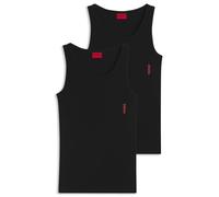 HUGO Tank Top Twin Pack Camiseta de Tirantes para Hombre, Negro (New - Black1), XXL