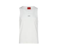 HUGO Camiseta de tirantes slim fit de algodón elástico con logo en contraste - StyleDapota, 50563744 Natural XL