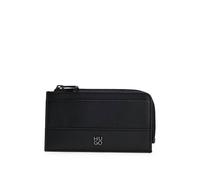 HUGO Tarjetero de piel con logo apilado - StyleQuantic_NEW Zip Card, 50558571 Negro pcs.