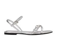 HUGO Tayna_Sandal_CKR, Sandalia Mujer, Silver, 39 EU