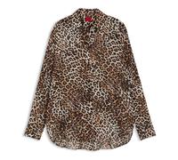 Hugo- The Boyfriend Shirt- Blouses & Shirts- Mujer- Marrón- M- The Boyfriend Shirt