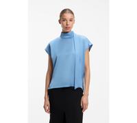 HUGO Top Business moderno con detalle de bufanda - StyleCaneli-2, 50569027 Celeste 38