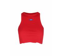 HUGO Top Cropped Fit rojo | XS