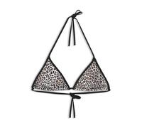 HUGO Top de bikini triangular con logos apilados - StyleMONOGRAM TRIANGLE, 50555664 Fantasía M