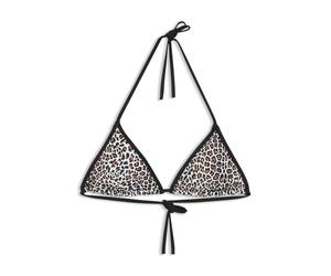 HUGO Top de bikini triangular con logos apilados - StyleMONOGRAM TRIANGLE, 50555664 Fantasía M