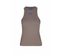 HUGO Camiseta de tirantes de algodón elástico con etiqueta con logo azul - StyleEasy Tank_B, 50508857 Marrón L