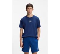 HUGO Top relaxed fit con logo estampado de alta densidad - StyleLaze T-Shirt, 50525236 Azul XXL