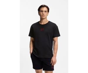 HUGO Top relaxed fit con logo estampado de alta densidad - StyleLaze T-Shirt, 50525236 Negro S