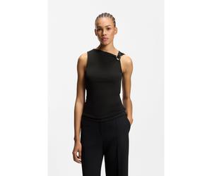 HUGO Top sin mangas con detalle de hebilla con logo - StyleDastasy, 50555782 Negro XL
