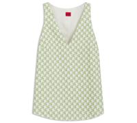 HUGO Top sin mangas con estampado geométrico y lentejuelas - StyleCamaje-1, 50562157 Cal 38