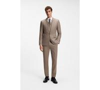 HUGO Traje con chaleco de sastrería elástico extra slim fit - StyleArti/Hesten242V1X, 50570091 Marrón 52