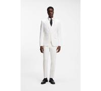 HUGO Traje con chaleco extra slim fit en sirsaca de algodón elástico - StyleArti/Hesten242V1X, 50559651 Blanco 110
