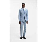 HUGO Traje de dos piezas slim fit en algodón y lino - StyleHenry-Getlin253X, 50568122 Celeste 50