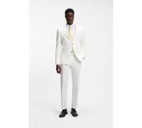 HUGO Traje de dos piezas slim fit en algodón y lino - StyleHenry-Getlin253X, 50568122 Natural 50