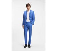 HUGO Traje extra slim fit de dos piezas en sarga de lino - StyleArti-Hesten263F1, 50574803 Azul 102