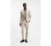 HUGO Traje extra slim fit de popelín de mezcla de lana - StyleArti-Hesten253X, 50553786 Beige 110