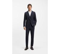 HUGO Traje extra slim fit de tres piezas en tejido dobby elástico - StyleArti/Hesten241V1X, 50557622 Azul oscuro 50