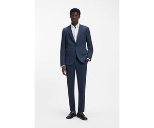 HUGO Traje slim fit de dos piezas elástico con diseño de ojo de perdiz - StyleHenry/Getlin232X, 50558069 Azul oscuro 52