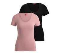 Hugo Twin T-Shirt RN, Ropa Interior_Camiseta Mujer, Black6, XXL