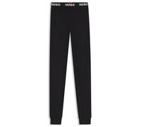 HUGO Pantalón de pijama negro / blanco M negro / blanco