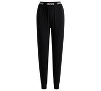 HUGO Pantalones de pijama de punto elástico con puños y logos en la cintura - StyleUNITE_PANTS, 50490703 Negro XS