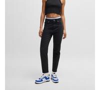 HUGO Vaquero Mom-Fit Negro 50520595-001 30-30