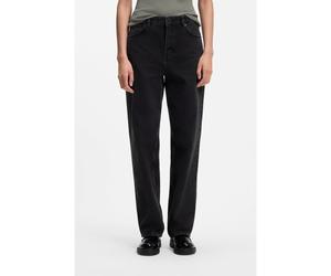 HUGO Vaqueros loose fit de algodón negro con pernera ancha - StyleLeni_S_B, 50567305 Negro 26/30