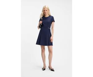 HUGO Vestido acampanado con ribetes de cadena - StyleKaelyn, 50564798 Azul 36